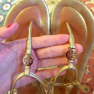 Tory Burch Gold Sandals